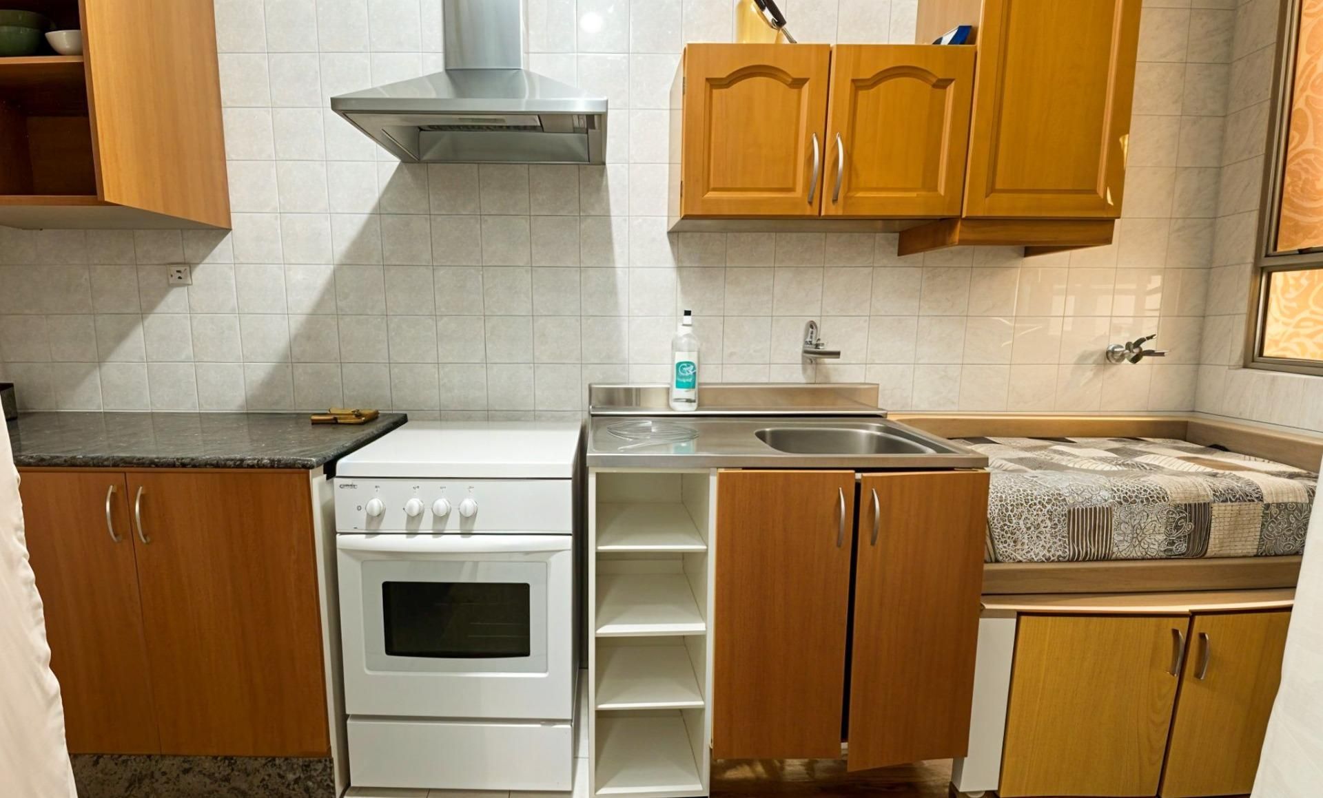 Küche von Wohnung zum verkauf in Xàtiva mit Balkon und Alarm