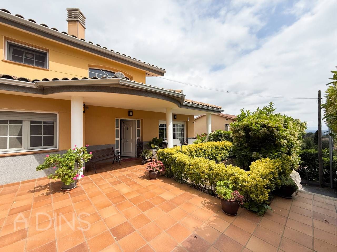 Exterior view of House or chalet for sale in Bigues i Riells  with Air Conditioner, Heating and Private garden