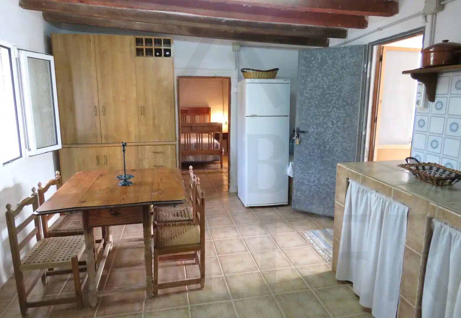 Cuina de Casa o xalet en venda en Cartagena amb Jardí privat i Traster