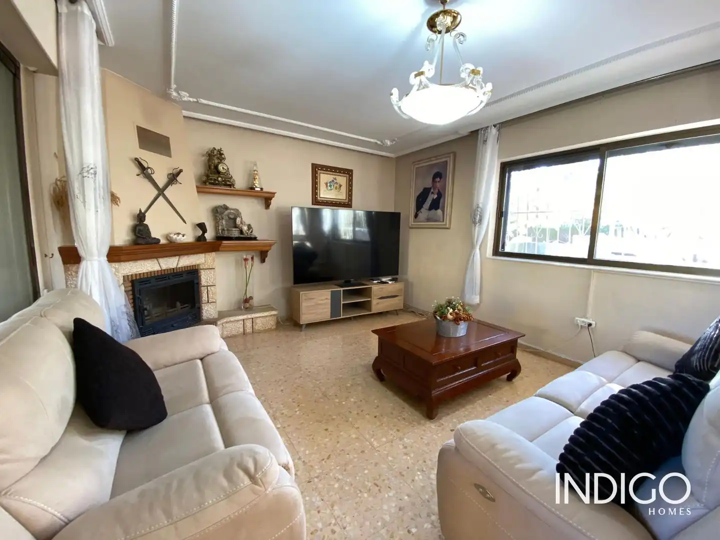 Living room of Houses for sale in San Vicente del Raspeig / Sant Vicent del Raspeig  with Air Conditioner, Heating and Terrace