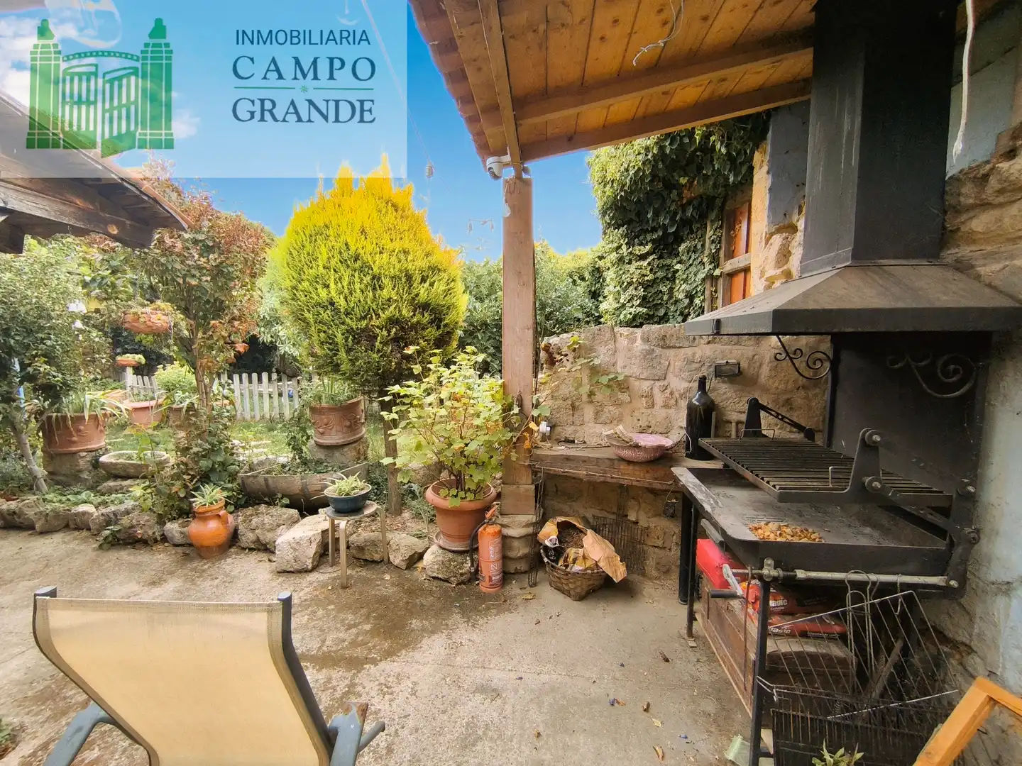 Jardín de Finca rústica en venta en Amusco, Palencia