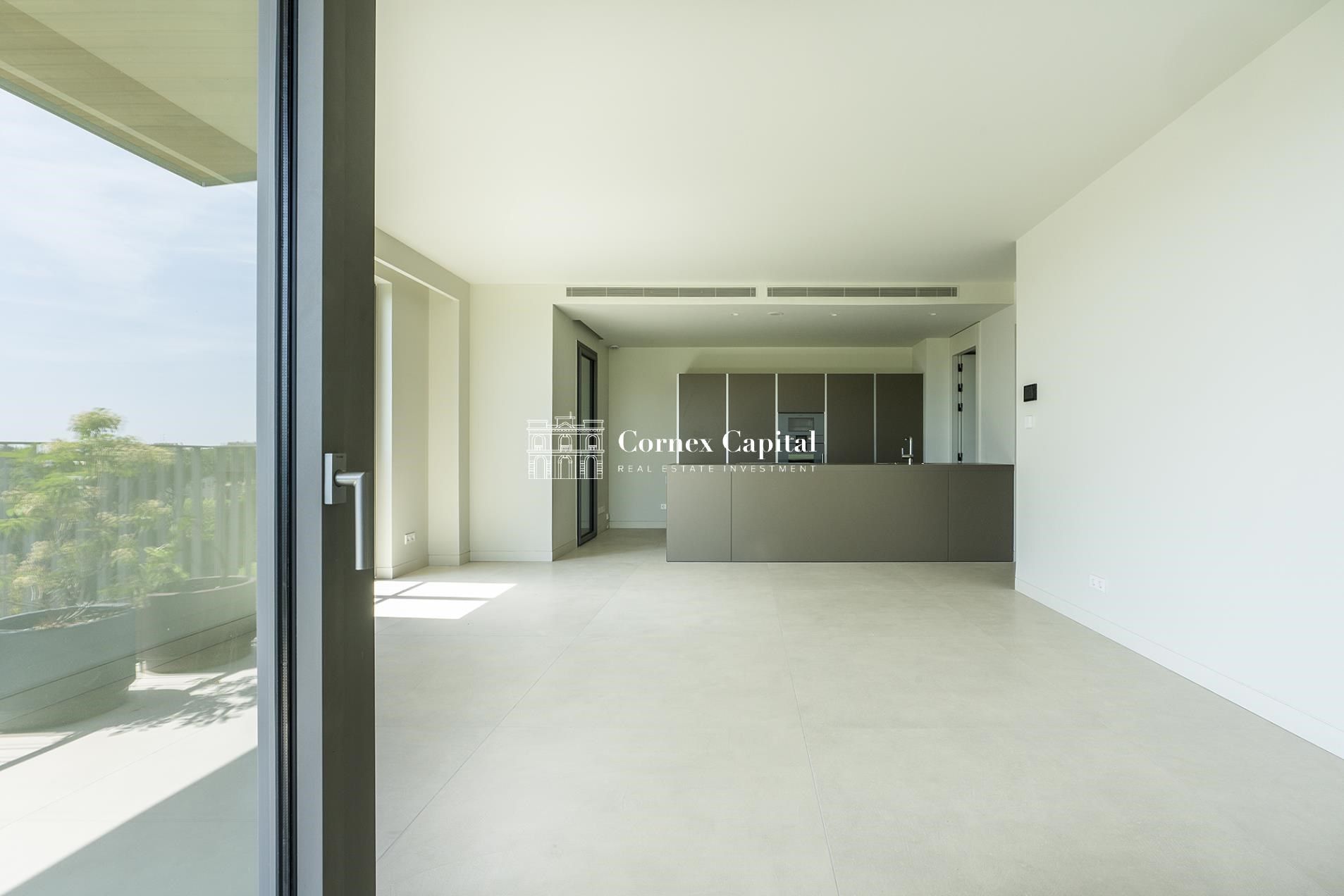 Living room of Flat for sale in  Barcelona Capital  with Air Conditioner, Heating and Private garden
