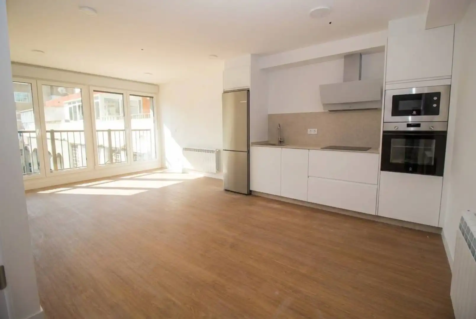 Kitchen of Flat for sale in Oleiros  with Heating, Parquet flooring and Terrace
