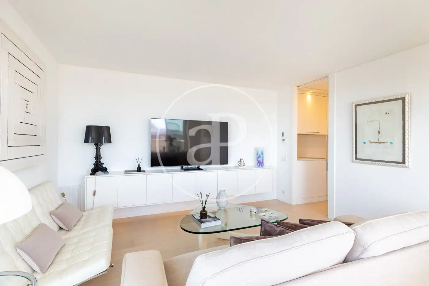Sala de estar de Piso en venta en Barcelona con Aire acondicionado, Calefacción y Terraza