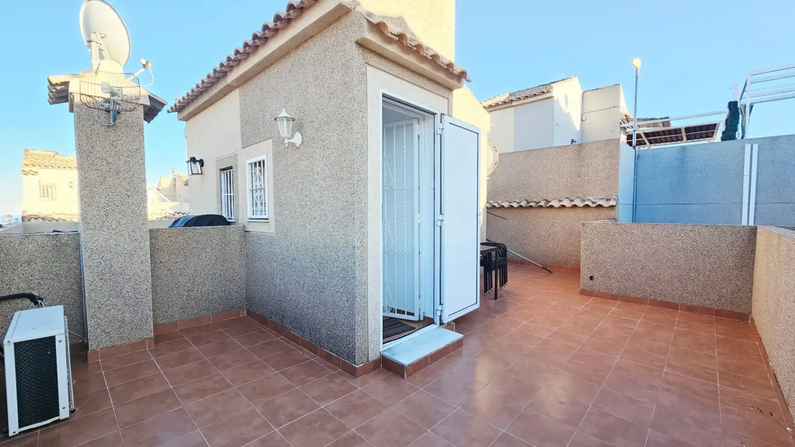Terraza de Dúplex de alquiler en Santa Pola con Aire acondicionado, Calefacción y Terraza