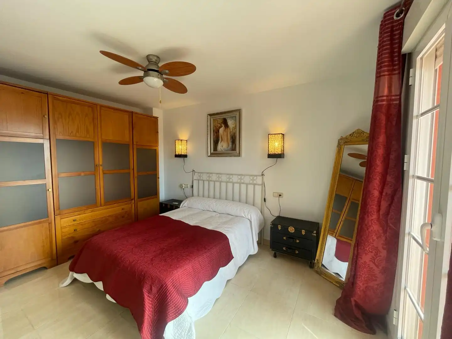 Bedroom of Apartments for rent in Manilva  with Air Conditioner, Heating and Terrace