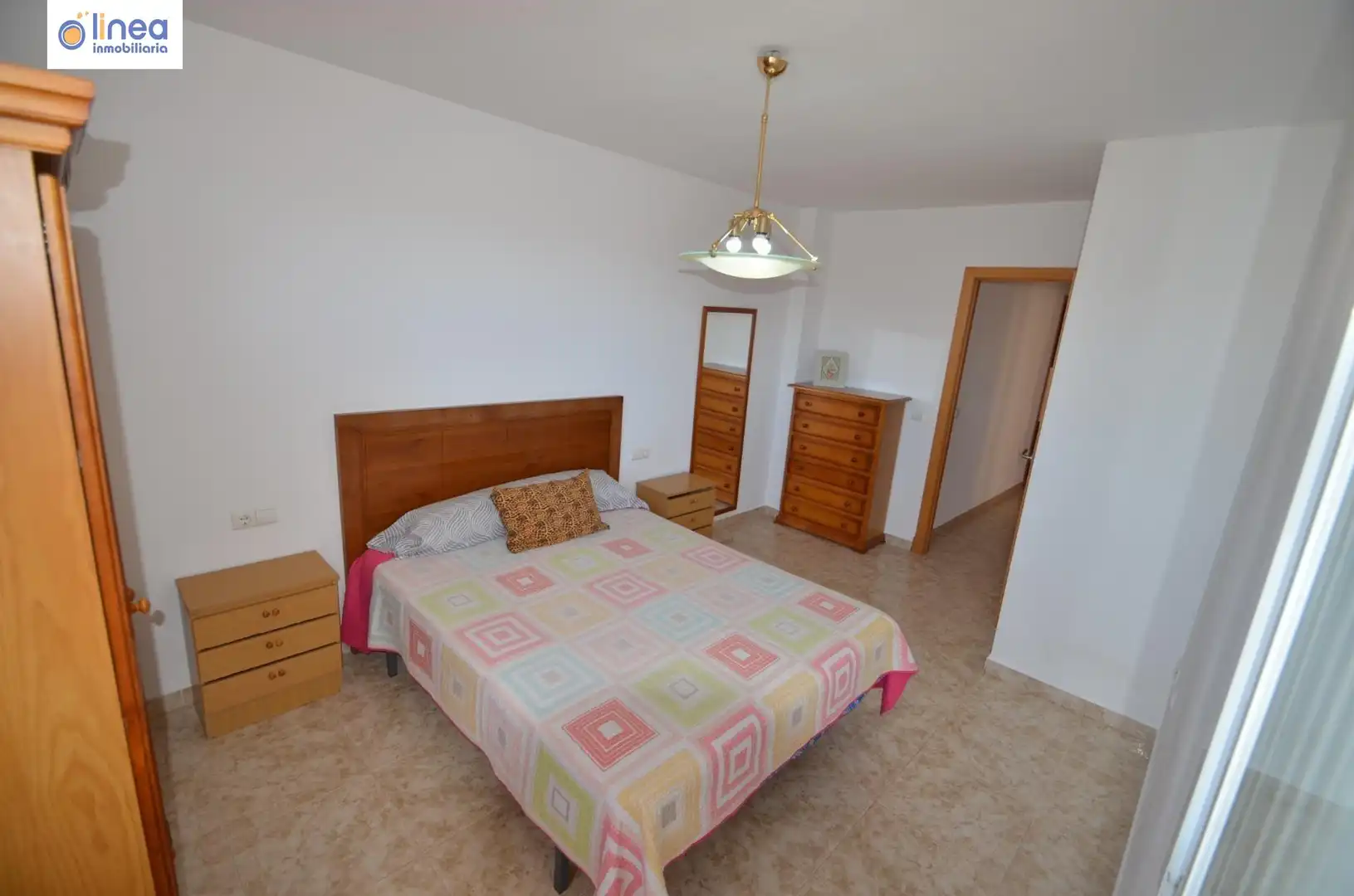 Bedroom of Flat for rent in Roquetas de Mar  with Air Conditioner, Terrace and Storage room