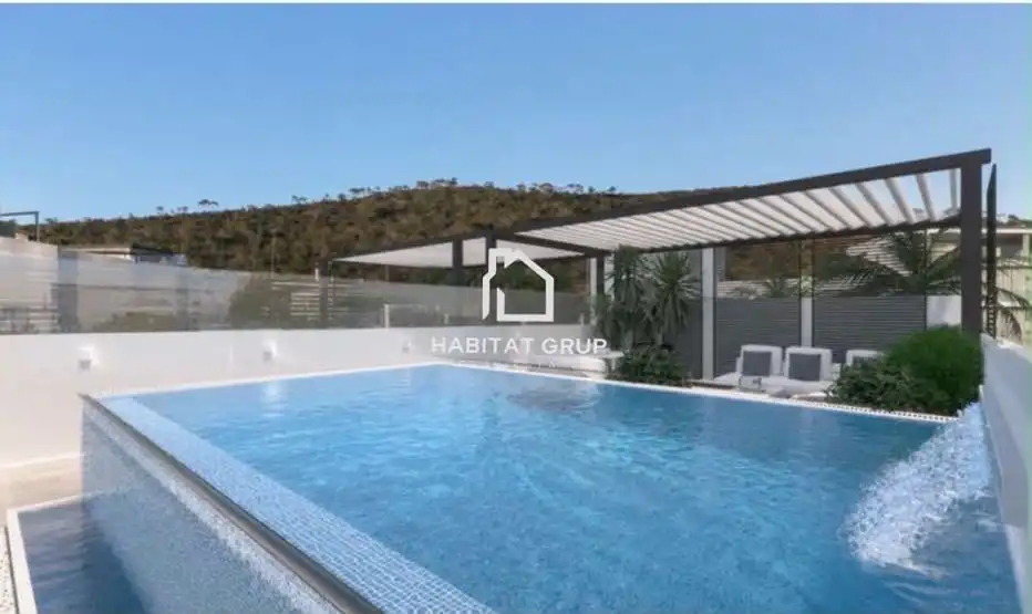 Piscina de Piso en venta en Sant Antoni de Portmany con Calefacción, Jardín privado y Terraza