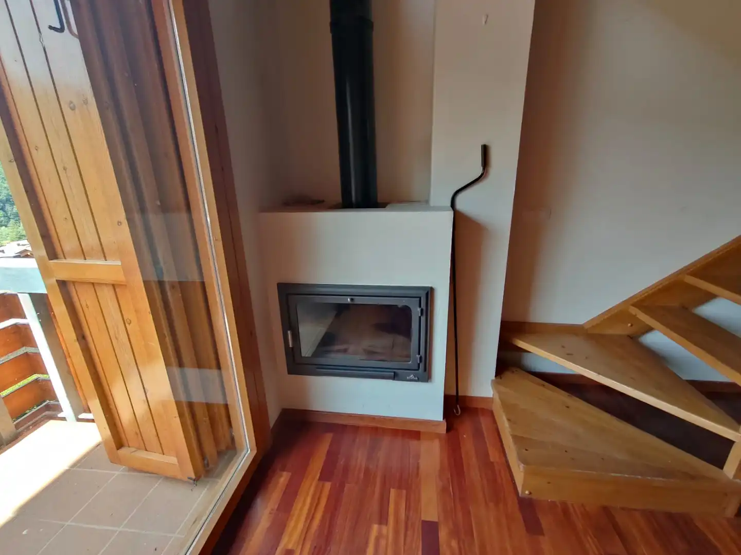 Sala d'estar de Dúplex en venda en Vilallonga de Ter amb Calefacció, Parquet i Terrassa