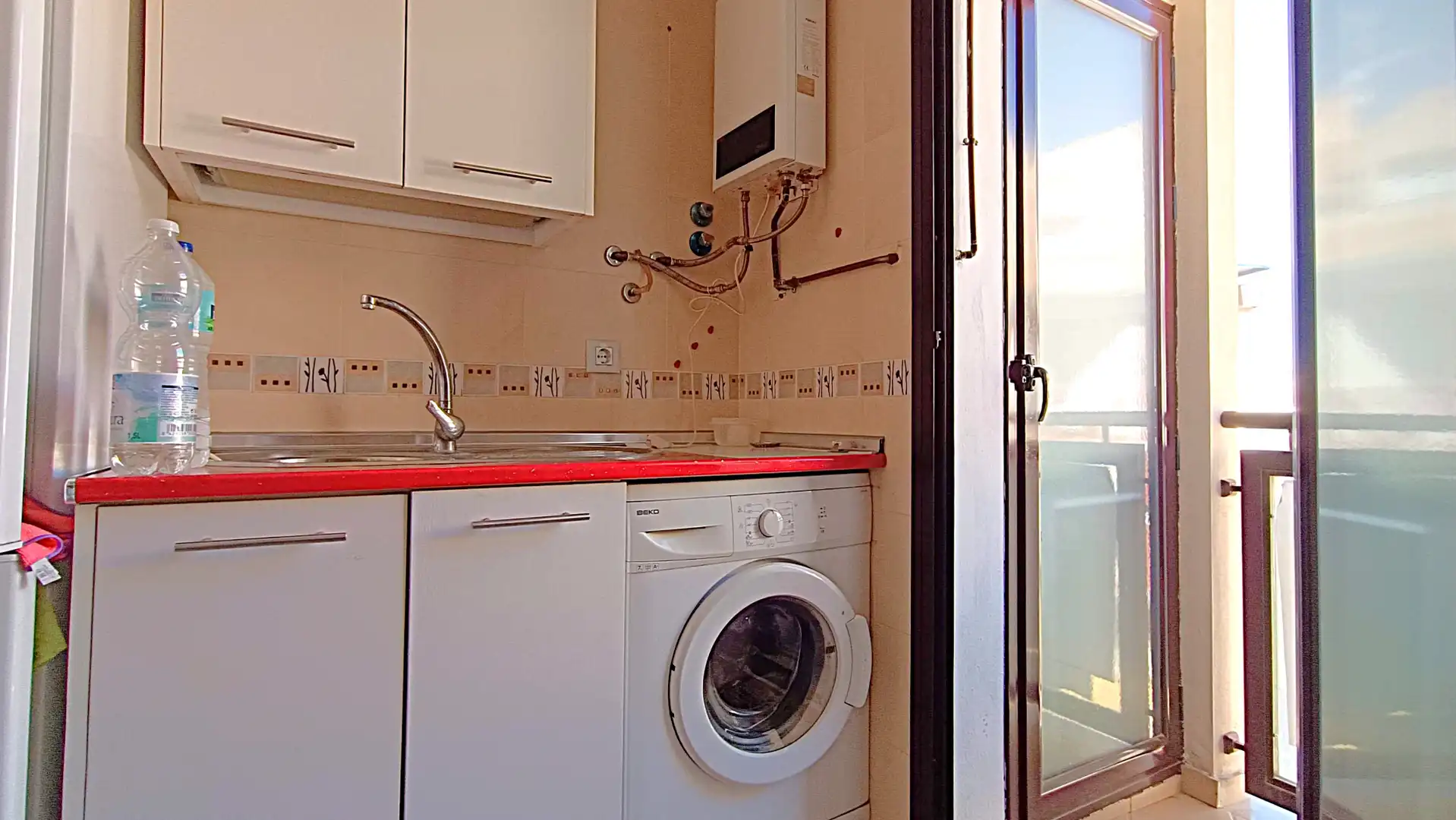 Kitchen of Flat for sale in Mancha Real  with Air Conditioner, Heating and Parquet flooring