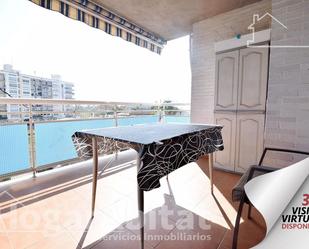 Balcony of Flat for sale in Burriana / Borriana  with Air Conditioner and Terrace