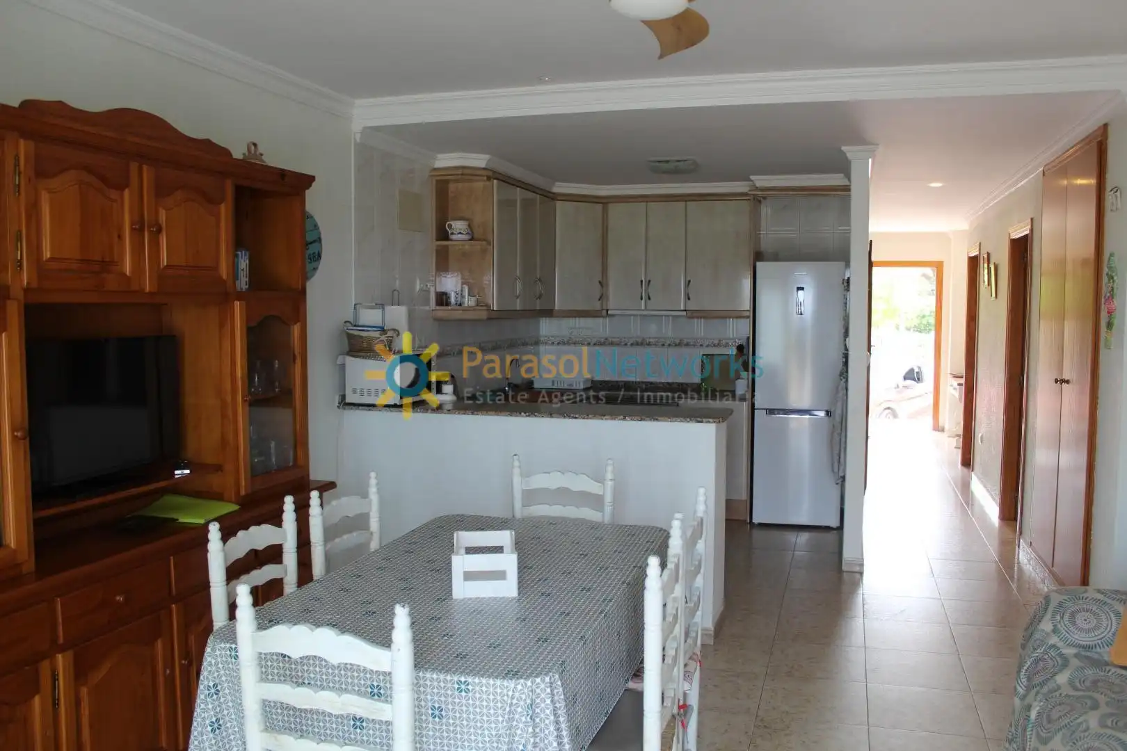 Cocina de Apartamento de alquiler en Dénia con Terraza, Amueblado y Balcón