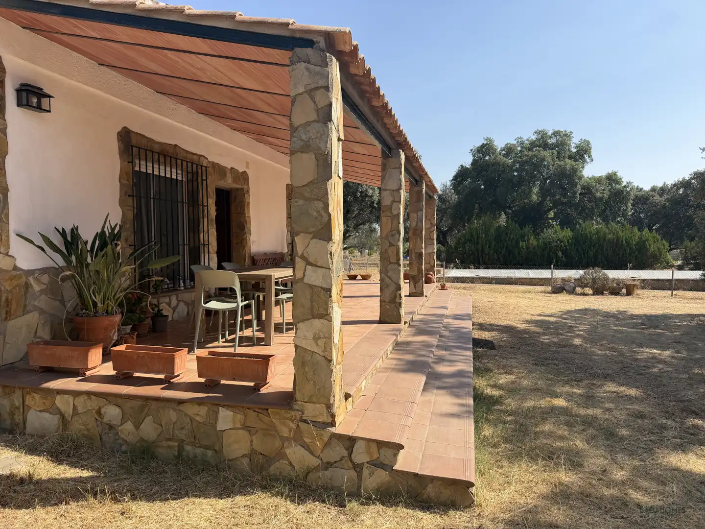 Terraza de Finca rústica en venta en Badajoz con Jardín privado, Terraza y Trastero