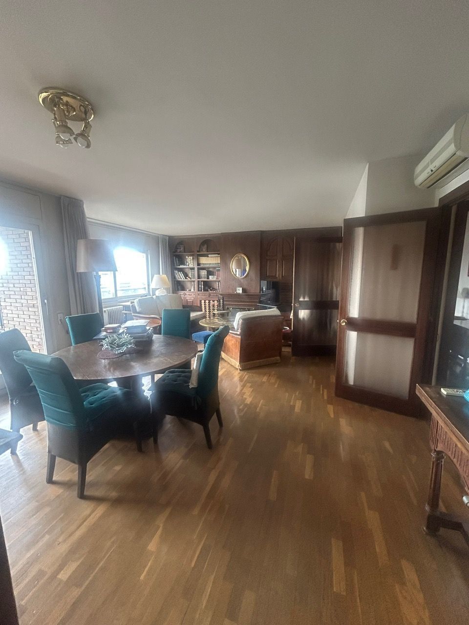 Dining room of Flat for sale in  Barcelona Capital  with Air Conditioner, Heating and Terrace