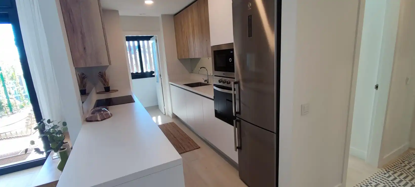 Cocina de Piso de alquiler en Colmenar Viejo con Aire acondicionado, Calefacción y Jardín privado