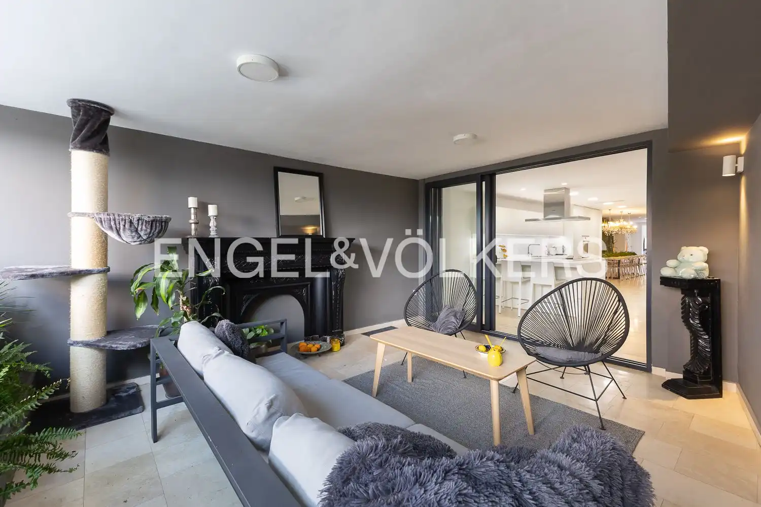 Living room of Flat for rent in Valencia  with Air Conditioner, Heating and Terrace