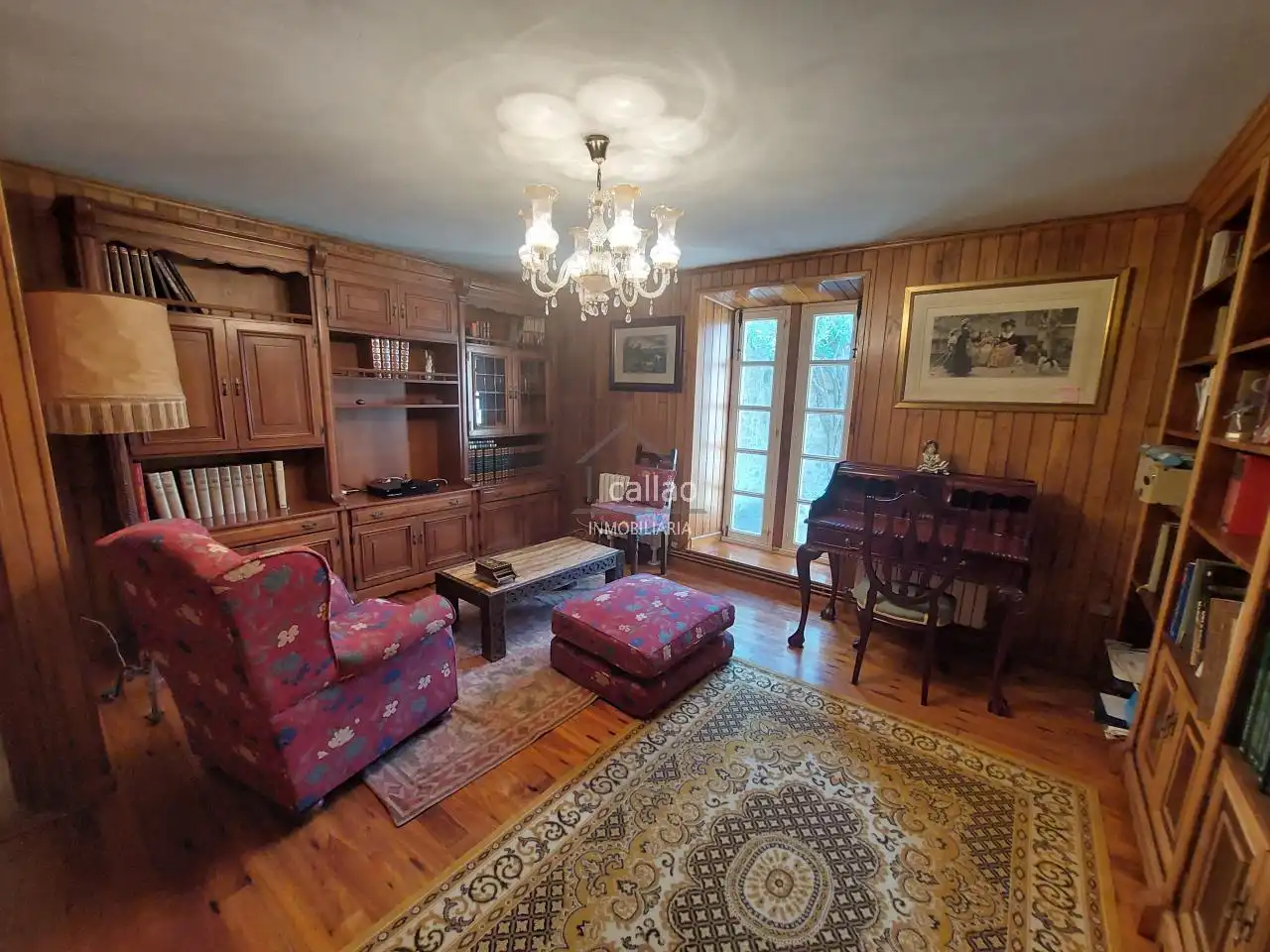 Sala de estar de Casa o chalet en venta en Narón con Calefacción, Jardín privado y Piscina