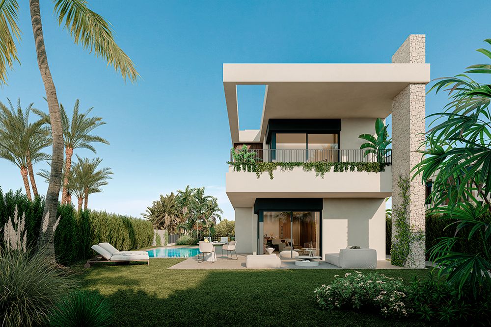 Vista exterior de Casa o xalet en venda en Alicante / Alacant amb Aire condicionat, Calefacció i Jardí privat