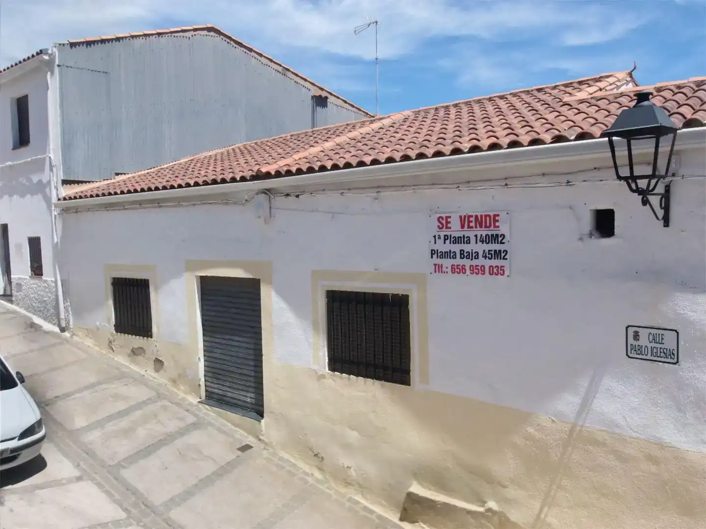 Vista exterior de Casa adosada en venda en Magacela, Badajoz