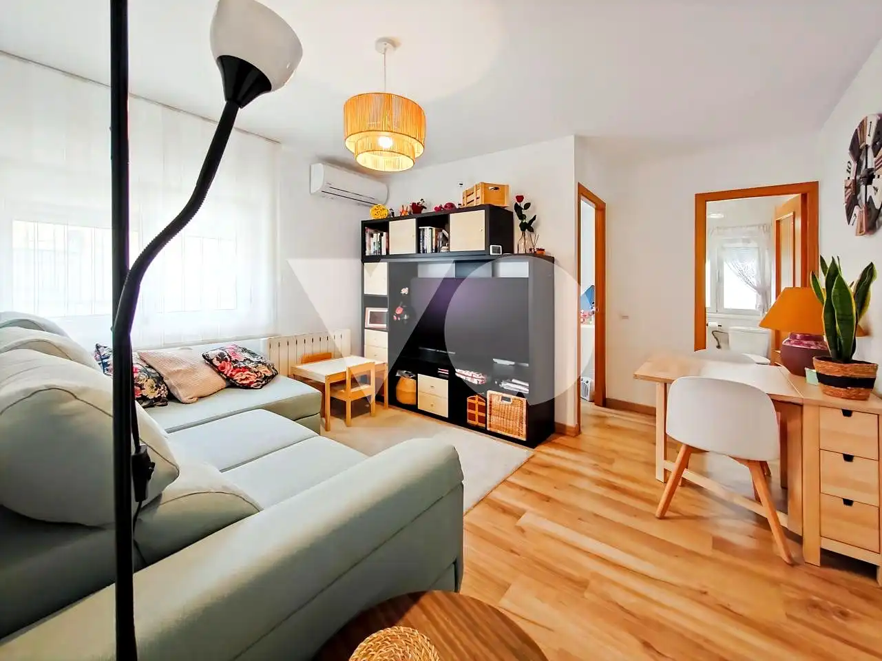 Sala de estar de Planta baja en venta en  Madrid Capital con Aire acondicionado y Calefacción