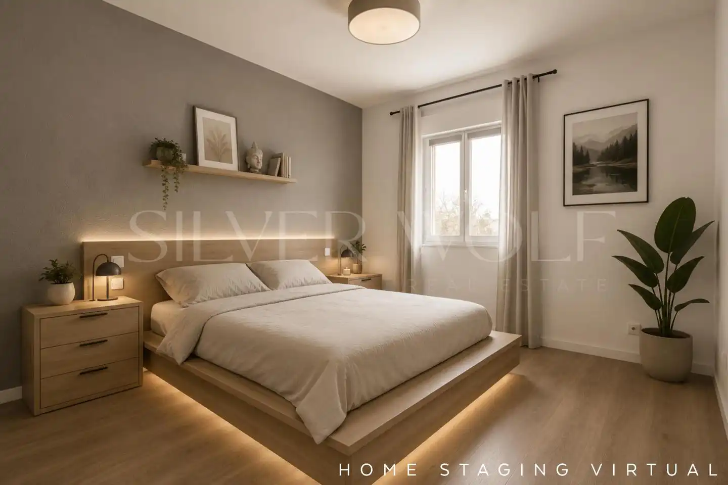 Bedroom of Flat for sale in Vilanova i la Geltrú  with Air Conditioner, Terrace and Balcony
