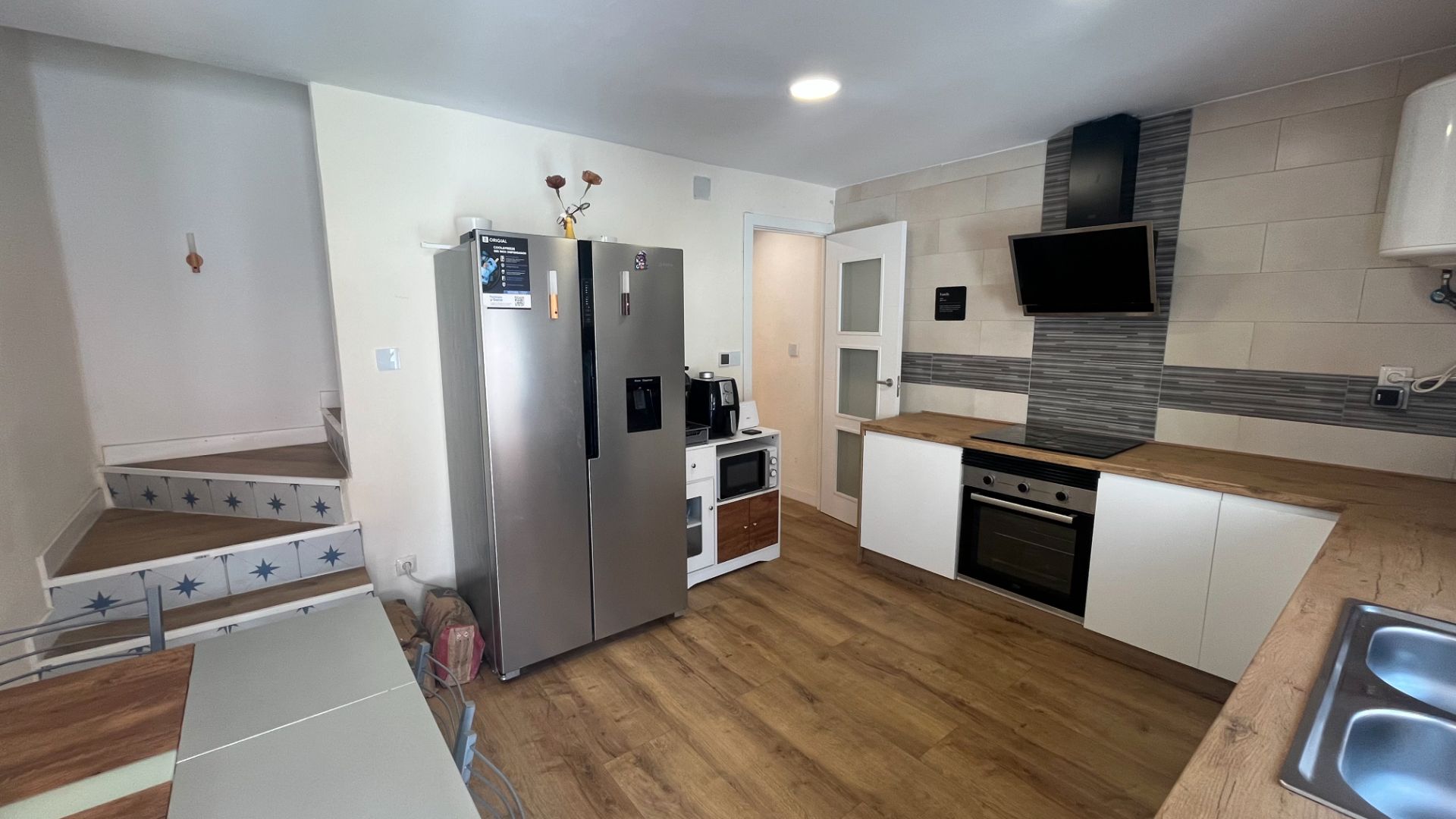 Kitchen of Single-family semi-detached for sale in Valladolid Capital  with Heating and Furnished