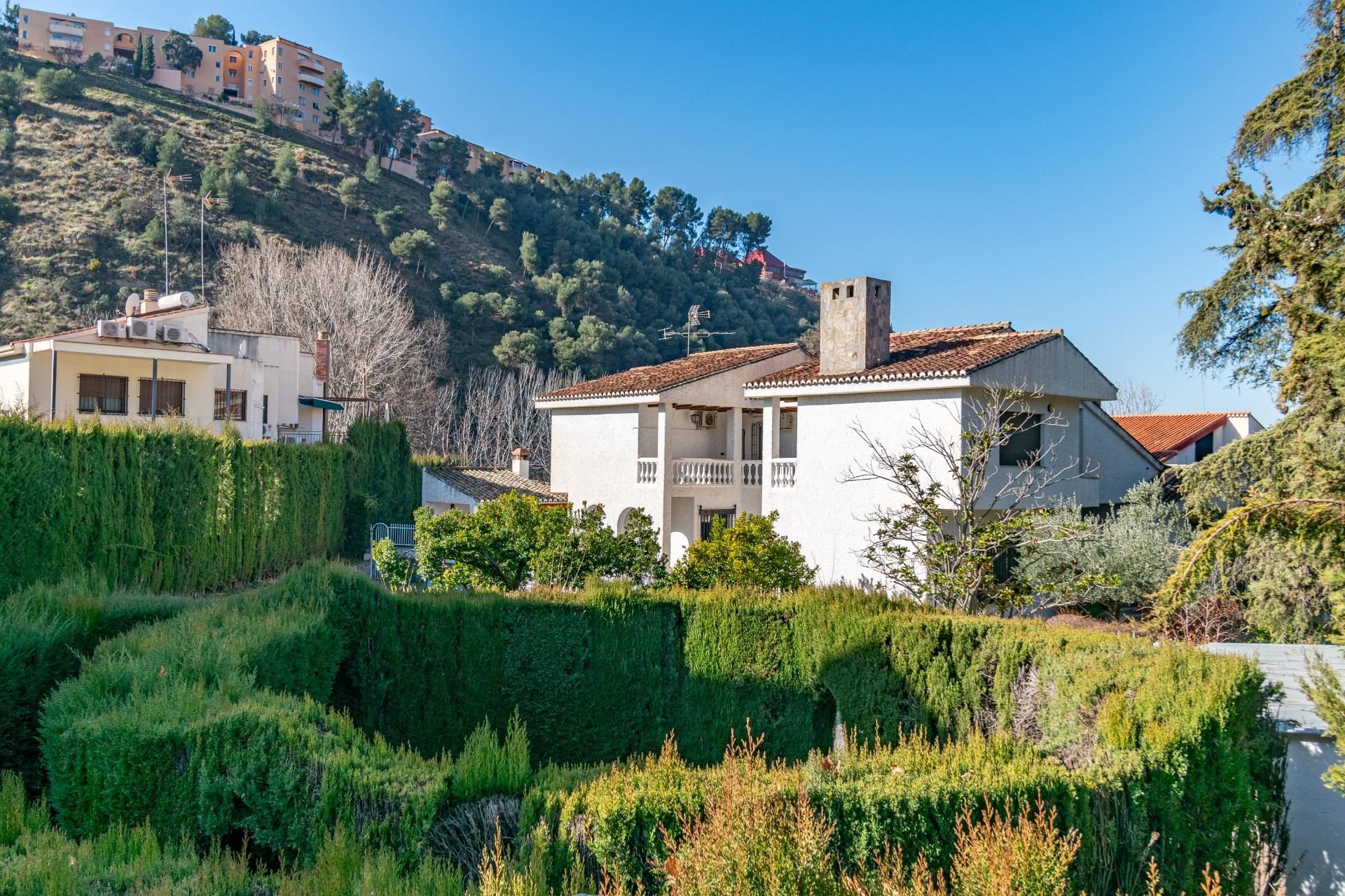 Exterior view of House or chalet to rent in  Granada Capital  with Air Conditioner, Heating and Private garden