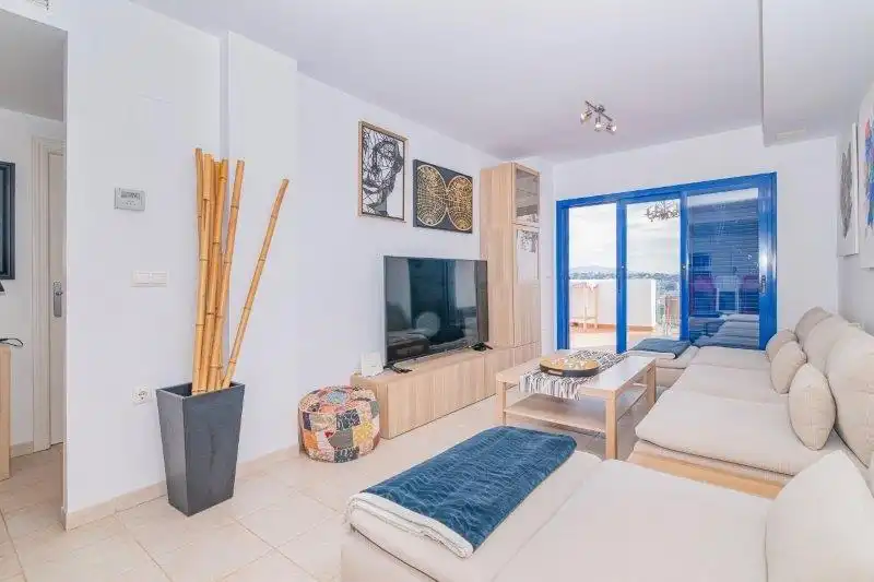 Sala de estar de Apartamento en venta en Almuñécar con Aire acondicionado, Terraza y Amueblado