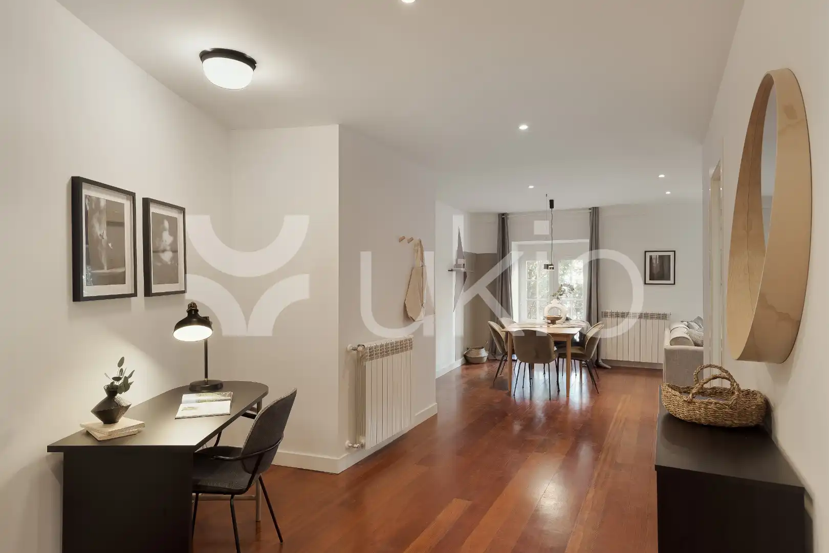 Wohnzimmer von Wohnungen zur Miete in Madrid mit Klimaanlage, Heizung und Möbliert