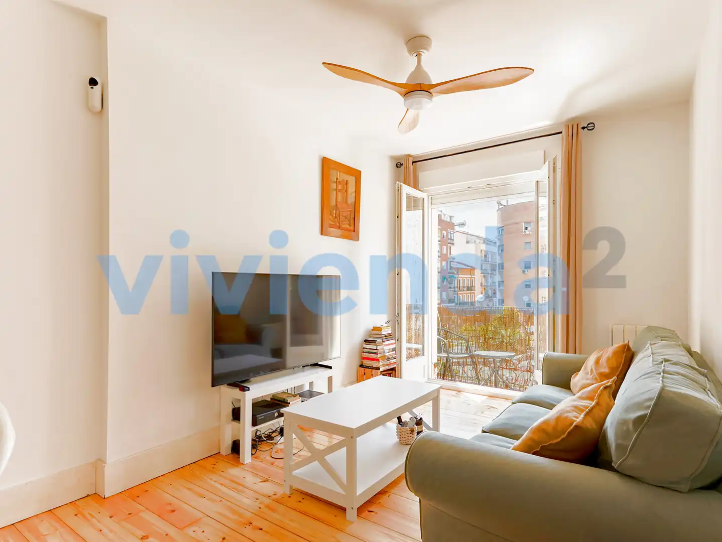 Living room of Flat for sale in Madrid  with Heating and Balcony