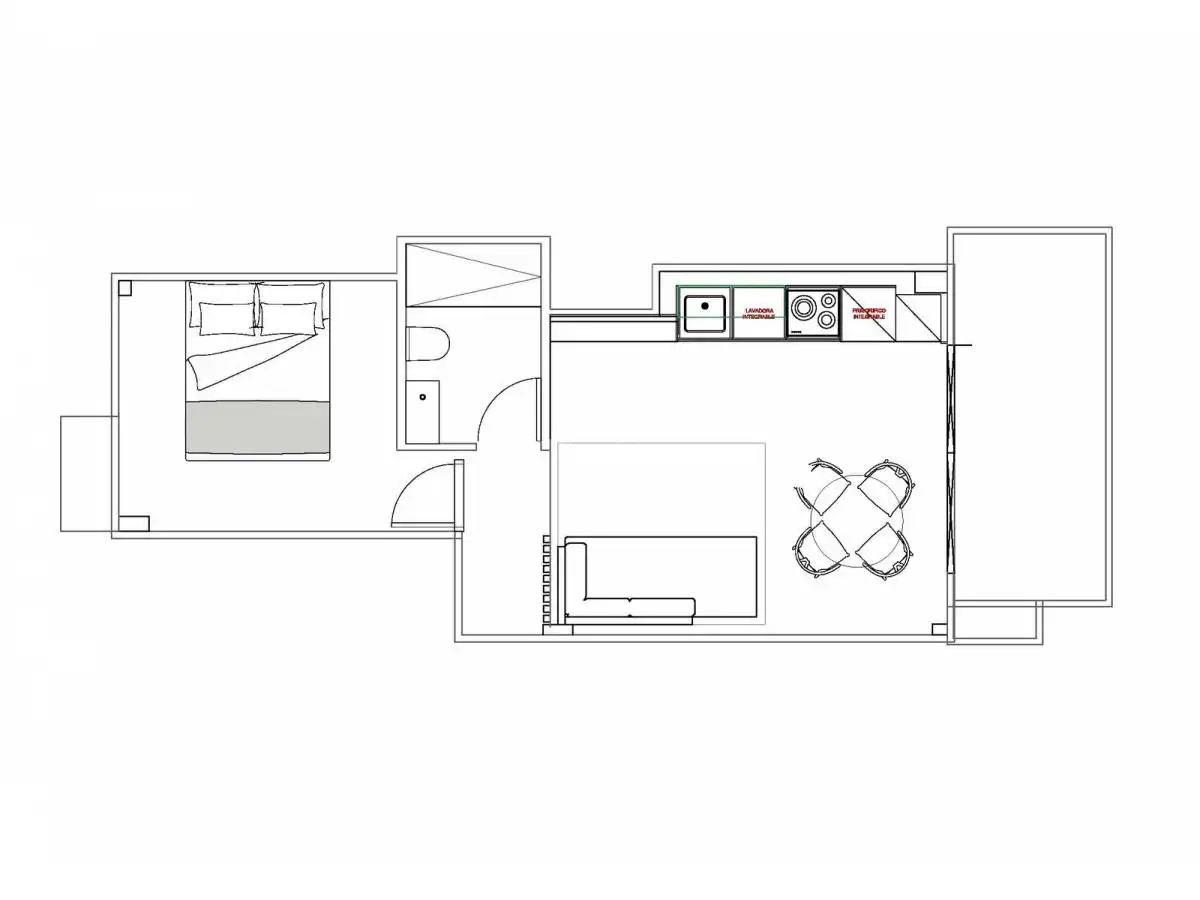 Dormitori de Apartament en venda en Son Servera amb Jardí privat, Terrassa i Moblat