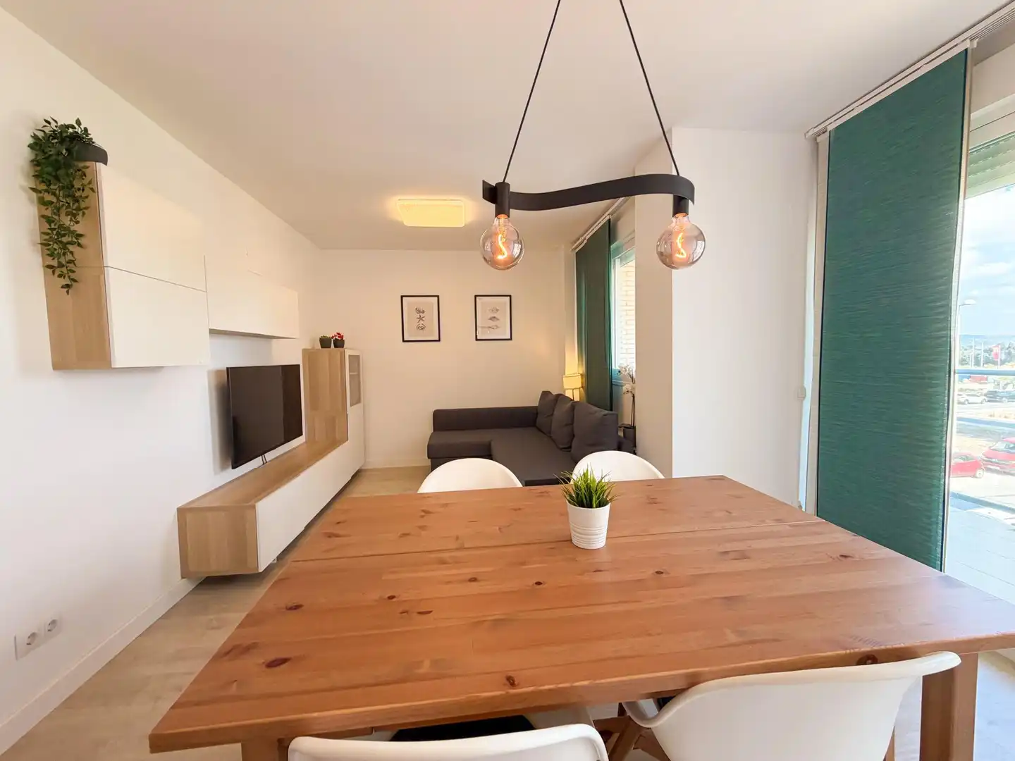 Sala de estar de Apartamento de alquiler en El Puig de Santa Maria con Aire acondicionado, Calefacción y Terraza