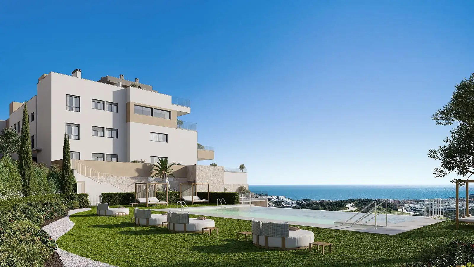Apartamento con jardín en venta en La Cala Mijas