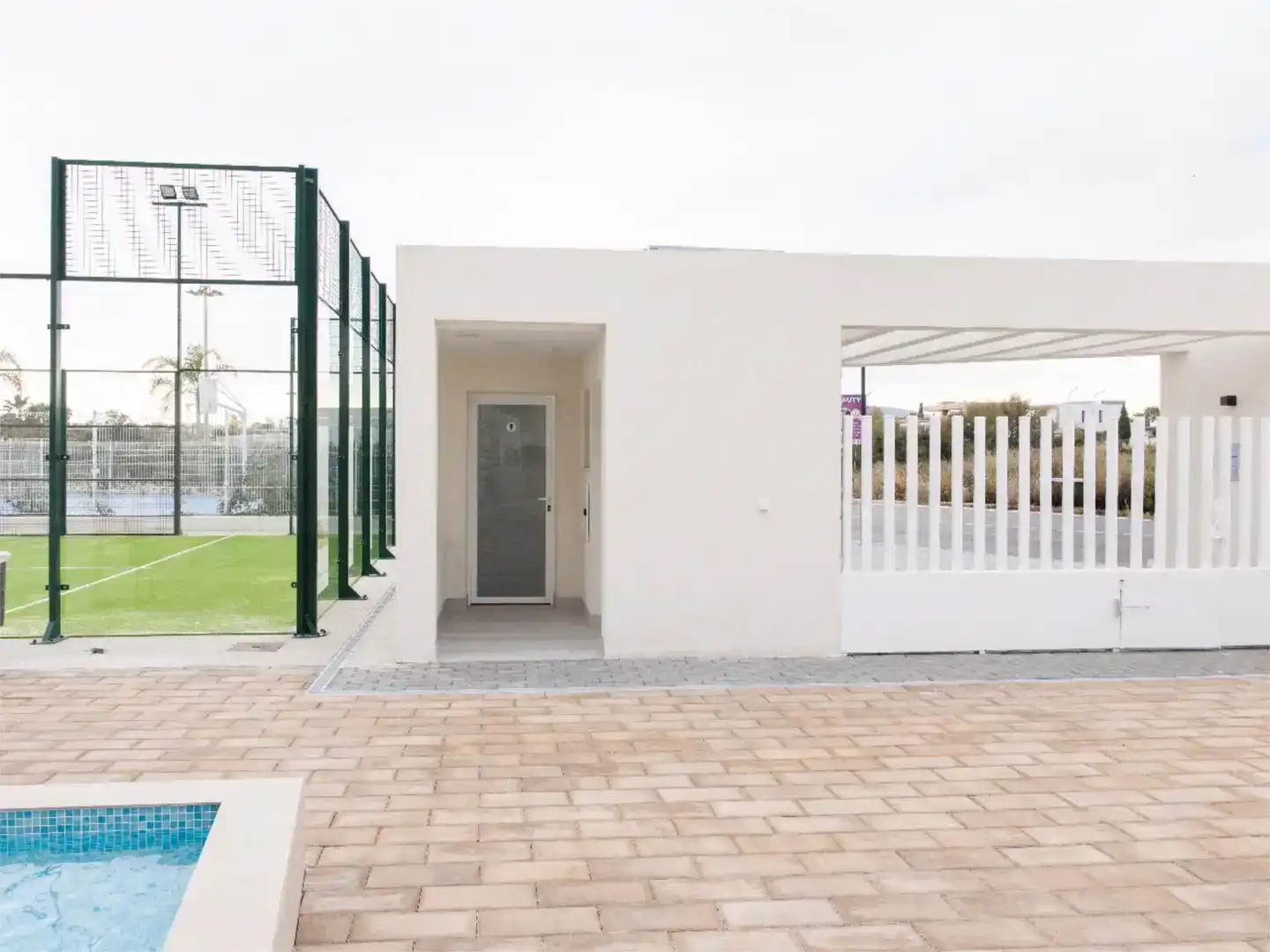 Vista exterior de Pis de lloguer en Vera amb Aire condicionat, Piscina i Balcó