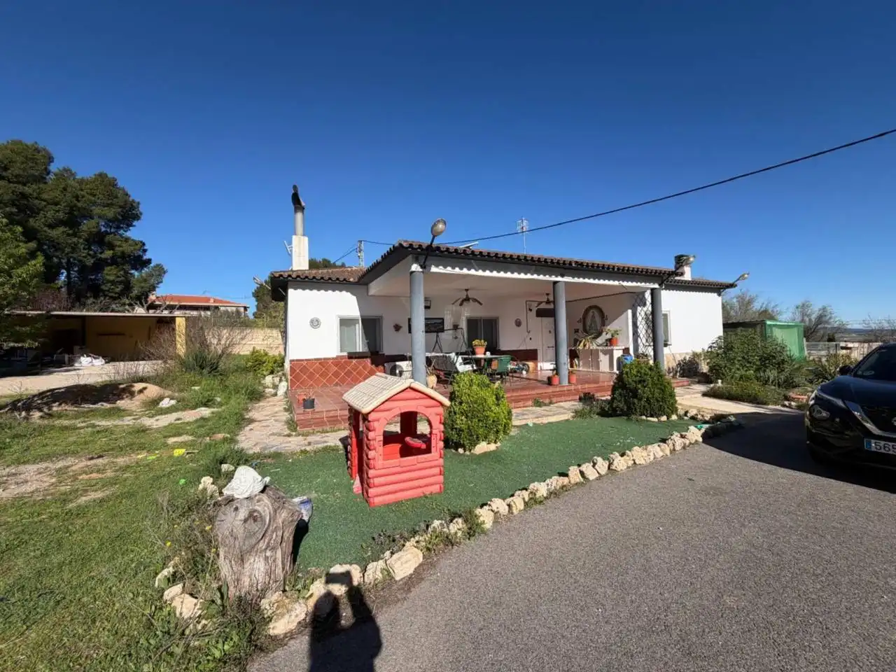 Vista exterior de Casa o chalet en venta en Almansa con Calefacción y Jardín privado