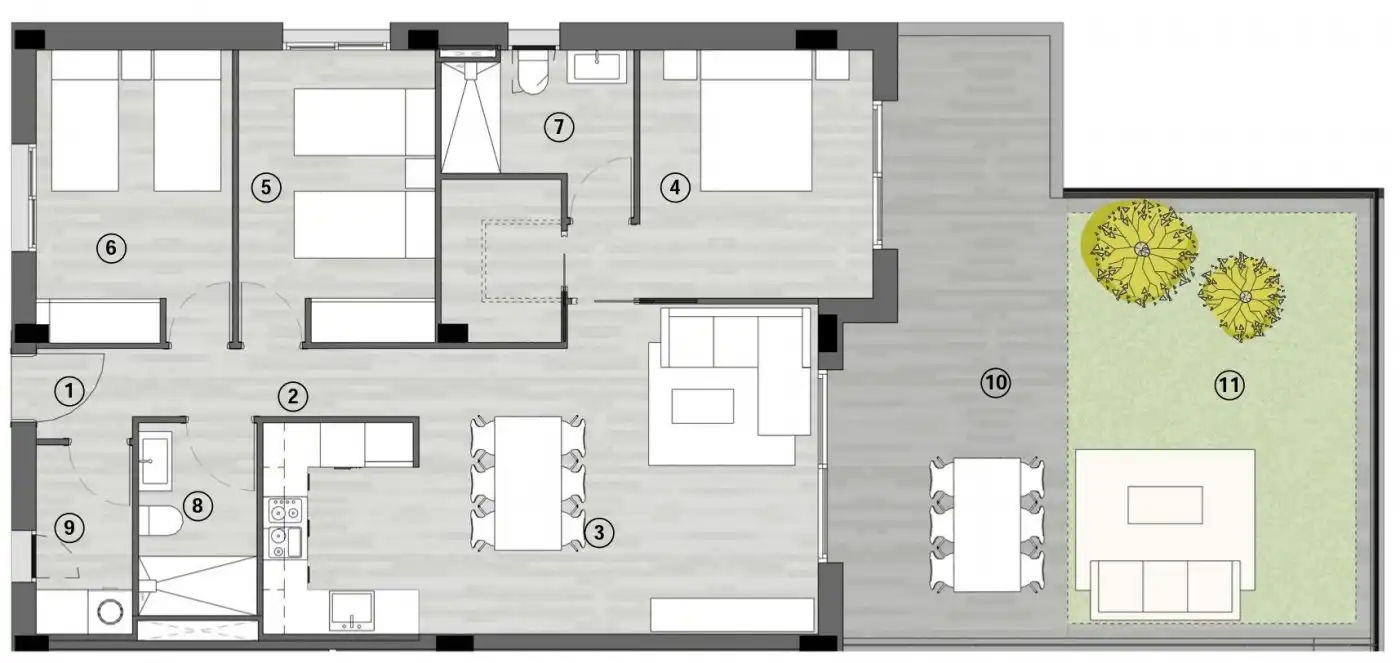 Apartament en venda en Santa Pola amb Aire condicionat, Jardí privat i Terrassa