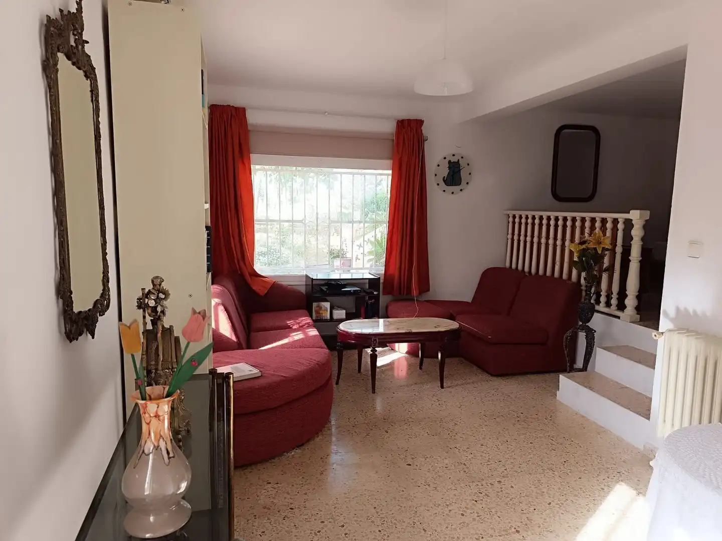 Living room of Houses for sale in L'Alfàs del Pi  with Air Conditioner, Private garden and Terrace