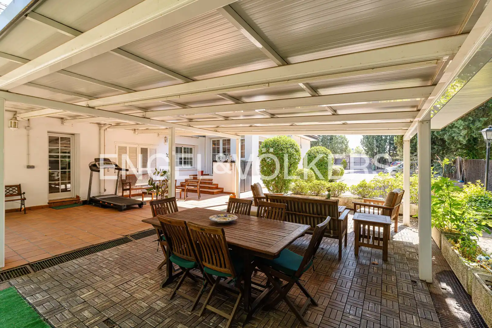 Terraza de Casa o chalet en venta en Las Rozas de Madrid con Aire acondicionado, Calefacción y Jardín privado