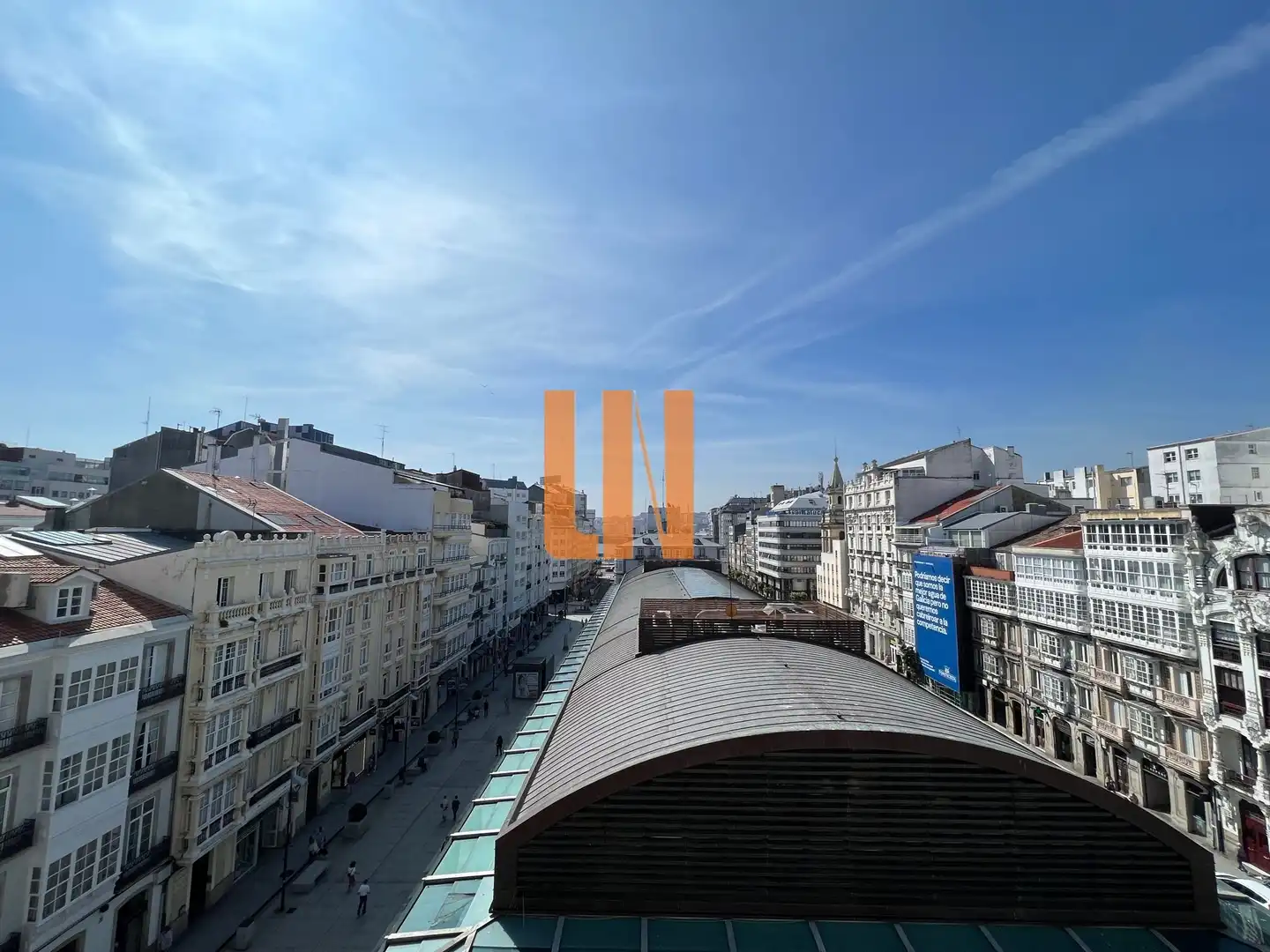 Exterior view of Flat for rent in A Coruña Capital   with Heating, Parquet flooring and Oven
