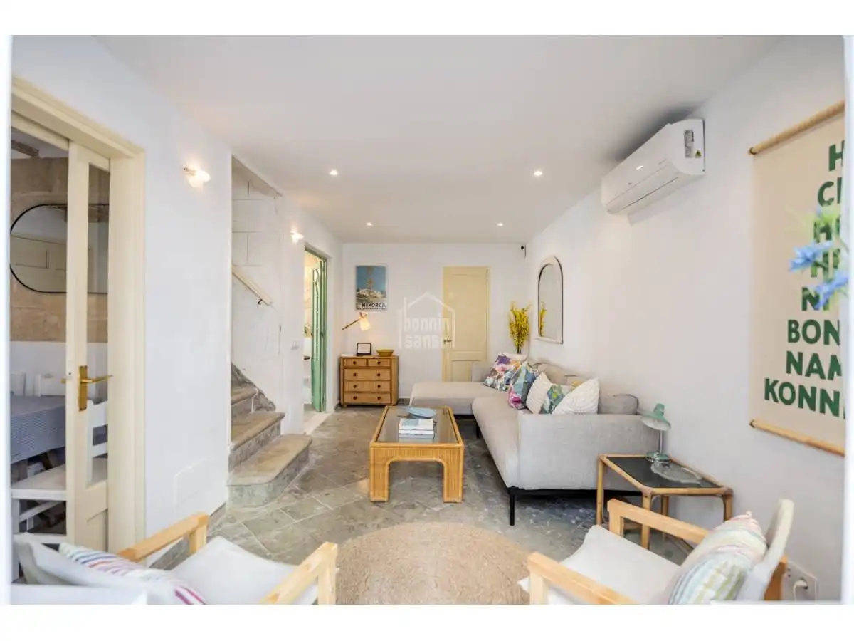 Sala de estar de Casa o chalet en venta en Maó - Mahón con Terraza y Amueblado
