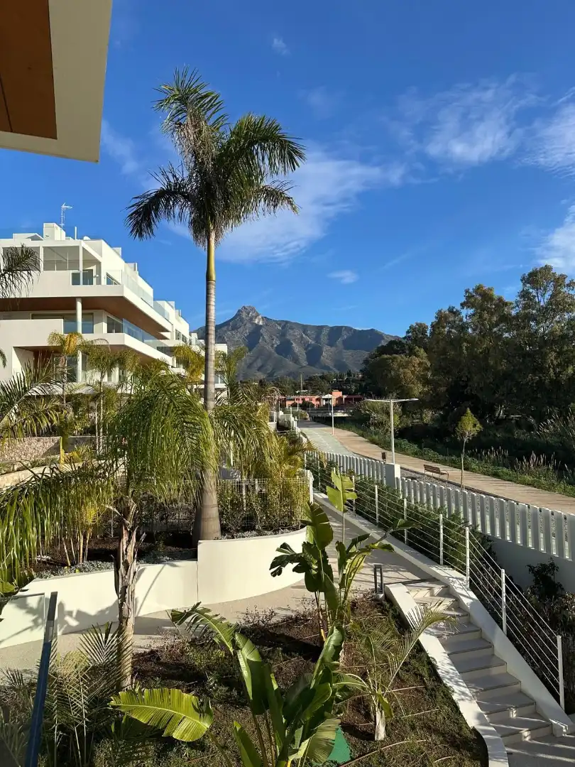 Exterior view of Flat for sale in Marbella  with Air Conditioner, Terrace and Internet
