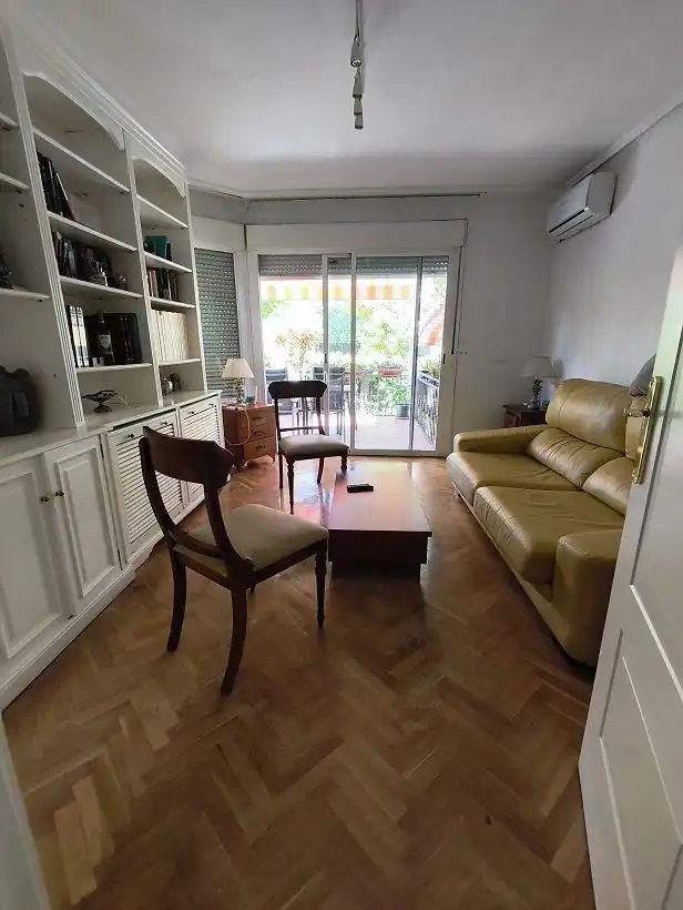 Living room of Flat for share in Villaviciosa de Odón  with Terrace and Furnished