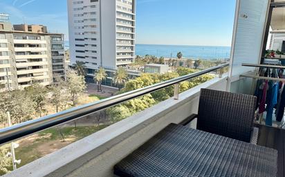 Terrace of Flat for sale in  Barcelona Capital  with Air Conditioner, Heating and Parquet flooring