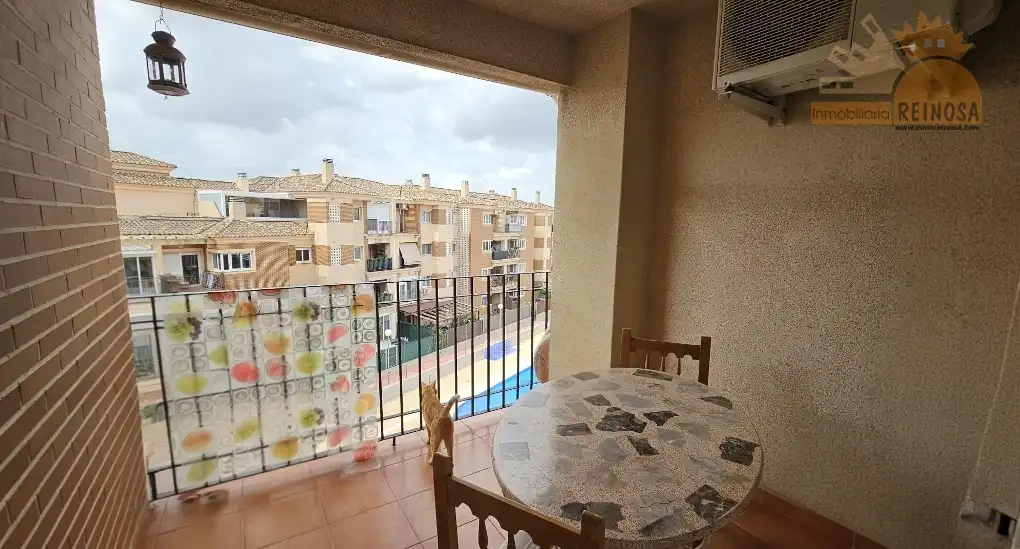 Terrasse von Wohnung zum Verkauf in Molina de Segura mit Klimaanlage, Heizung und Abstellraum