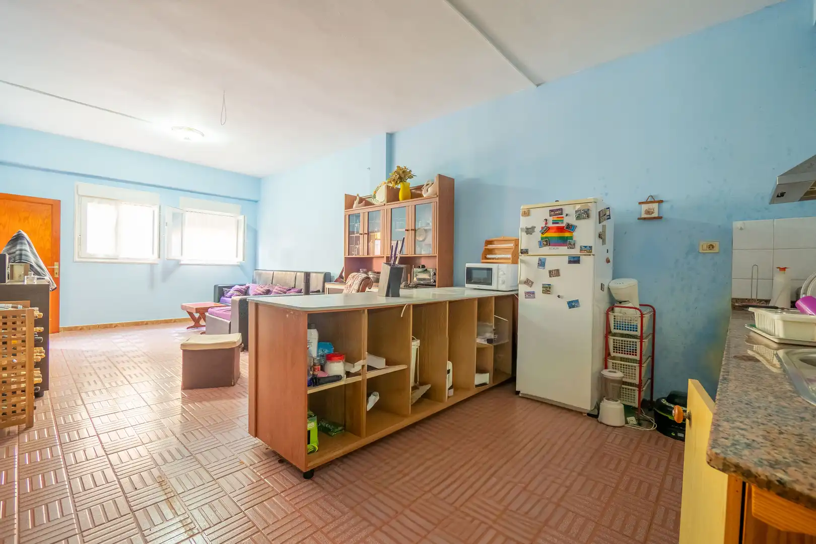 Cuina de Casa o xalet en venda en Santa María de Guía de Gran Canaria amb Terrassa, Moblat i Balcó