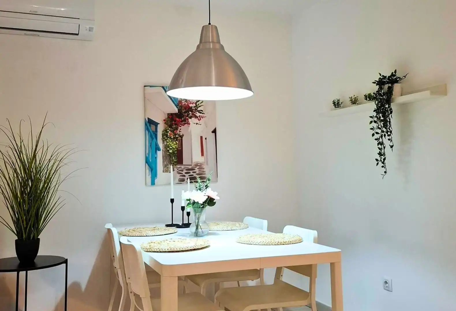 Dining room of Flat for rent in El Verger  with Air Conditioner, Heating and Terrace