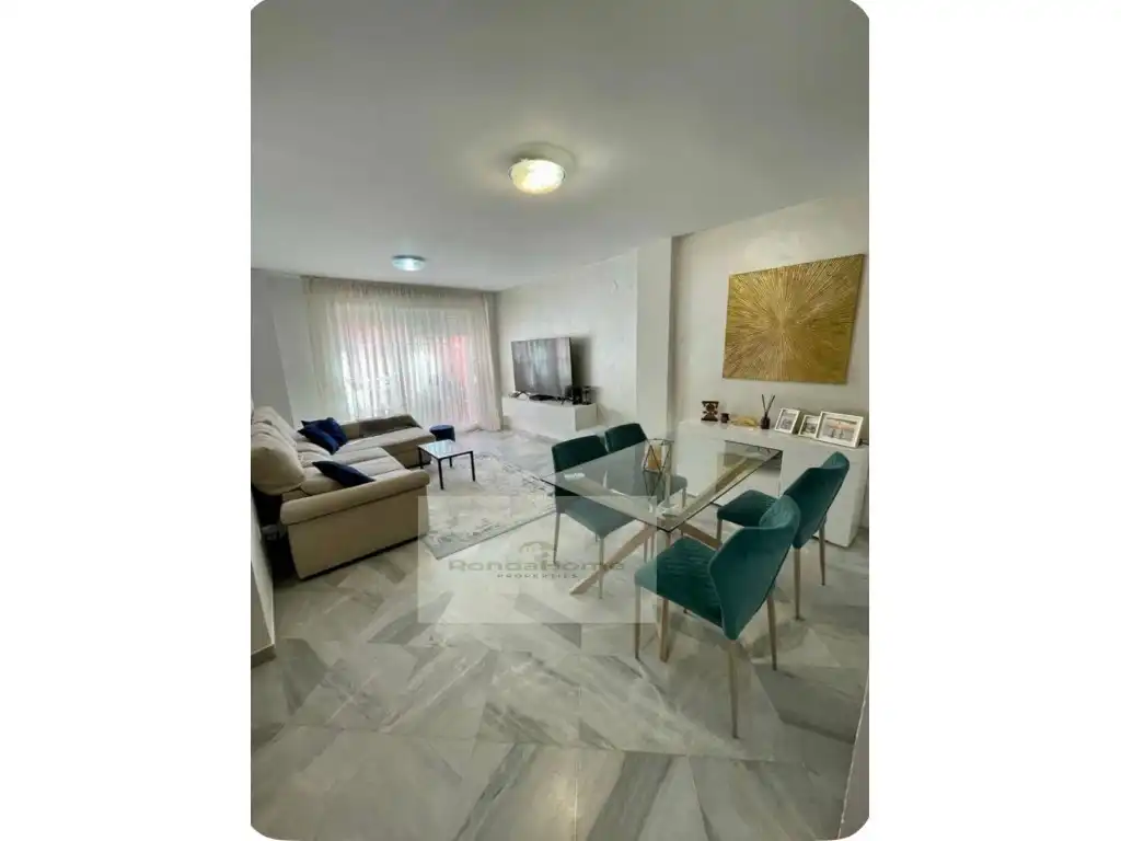 Living room of Flat for rent in Marbella  with Terrace and Swimming Pool