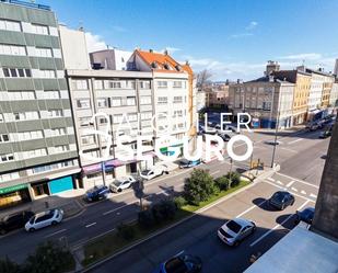 Exterior view of Flat to rent in A Coruña Capital   with Heating and Furnished