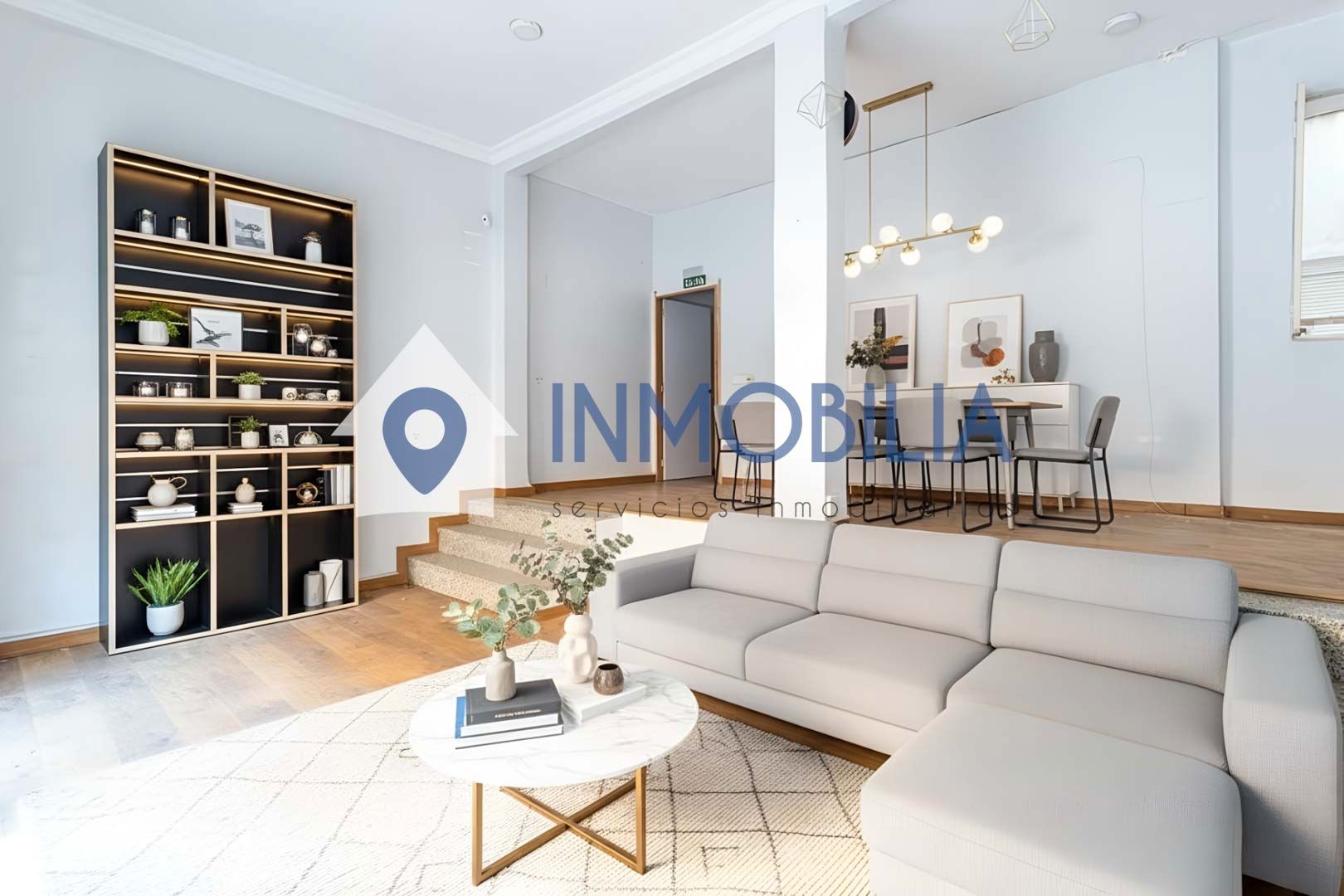Sala d'estar de Loft en venda en  Madrid Capital amb Calefacció