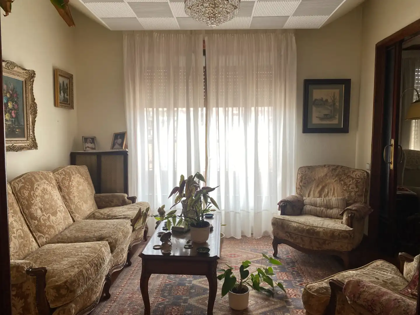 Wohnzimmer von Wohnung zum Verkauf in Santander mit Heizung, Terrasse und Möbliert